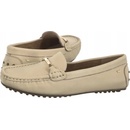 Béžové dámské mokasíny na podrážce typu driver