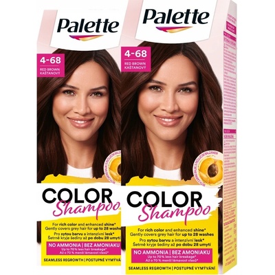 Palette Šampon Barvicí Kaštan 4-68 50 ml