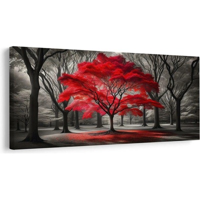 Obraz zářivý strom života v přírodě - 80x40