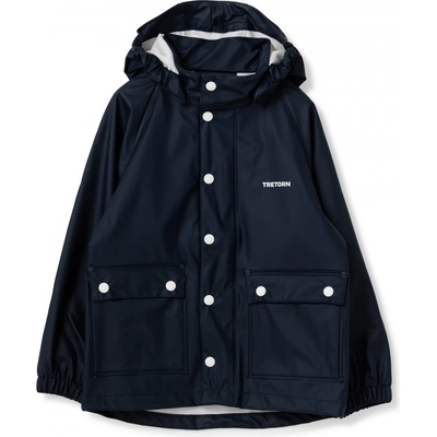 Tretorn Детско водоустойчиво яке Tretorn Kid's Wings Raincoat Waterproof jacket - Navy - размер 122/128 (EU) (703-3150-0114)