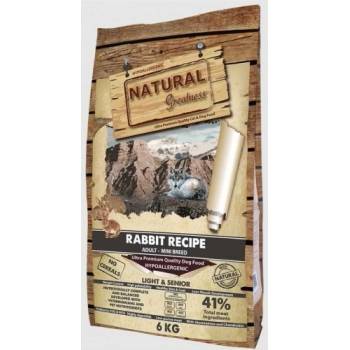 Natural Greatness Rabbit Recipe Mini Senior & Mini Light - Рецепта Заек, за израстнли кучета от мини породи, с наднормено тегло 6 кг ASK81MI06