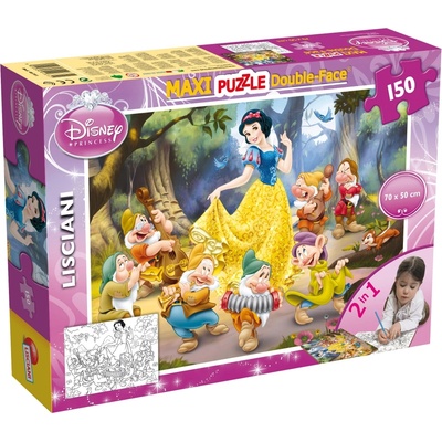 Lisciani Двулицев пъзел Lisciani - Снежанка, 150 части (LI46751)