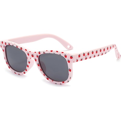 Techsuit Детски слънчеви очила Techsuit Kids Polarized Sunglasses (5218) - поляризирани, TPEE рамка - Ягодово розов