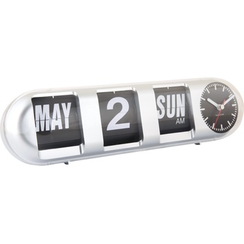 Karlsson Tube Flip часовник, сребърен (KA6032SI)