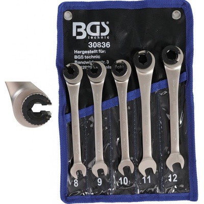 BGS Technic Sada račňových očkoplochých kľúčov otvorené 5-dielna BGS 30836