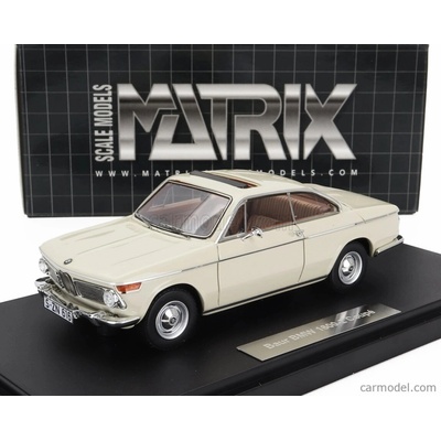 Matrix scale models BMW 1602 Baur Coupe 1967 Cream 1:43