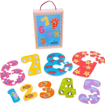 Bigjigs puzzle Čísla