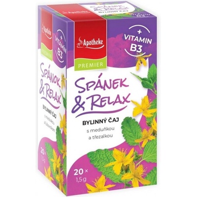 Apotheke Spánek&Relax čaj vitamin B3 20 x 1,5 g