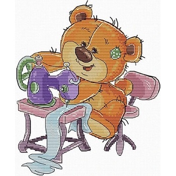 Luca-S Плюшено мече - гоблен със схема b1179