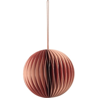Broste Vánoční ozdoba BALL červená P.9 cm