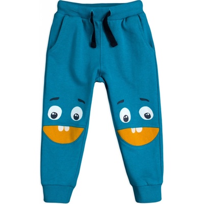 Dětské tepláky VENERE HELLO MONSTER tyrkysové