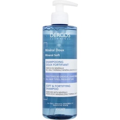Vichy Dercos Mineral Soft 400 ml минерален шампоан за всички типове коса унисекс
