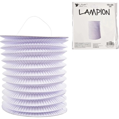 Boland Papírový lampión bílý válec