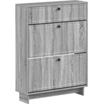 vidaXL Шкаф за обувки EDE 78 x 24 x 103 см Инженерна дървесина (896001)