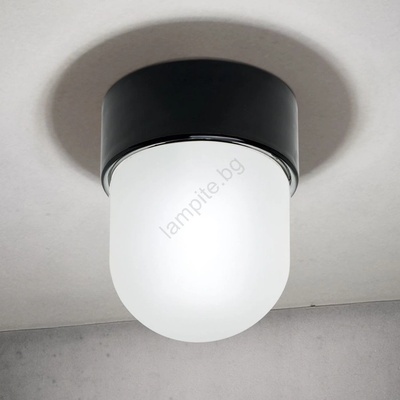 Orion - Таванно осветително тяло OSTIA 1xE27/40W/230V Ø 9, 8 cm черно (OR0311)