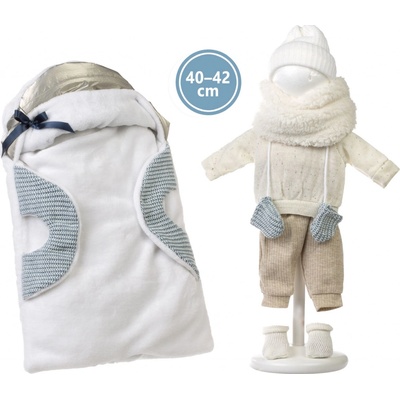 Llorens M740-03 obleček pro panenku miminko NEW BORN 40-42 cm