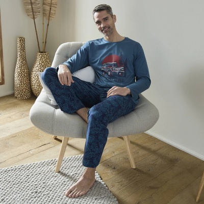 Blancheporte pánské pyžamové kalhoty modré