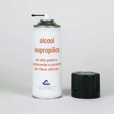 Carima Изопропилов алкохол за почистване на оптични влакна Опаковка Спрей 400 мл (valcisop400-12)