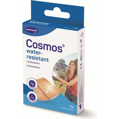 Cosmos Water-resistant vodeodolná náplasť 6 cm x 10 cm 5 ks