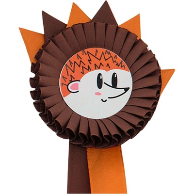 Kokarda jednořadá JEŽEK průměr 11 cm – Zbozi.Blesk.cz