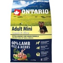 Krmivo pre psov Ontario Adult Mini Lamb and Rice 2,25 kg