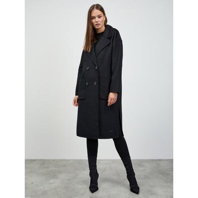 ZOOT. lab Черно преходно дамско палто от вълнена смес ZOOT. lab Kalita ZOOT. lab | Cheren | ЖЕНИ | S
