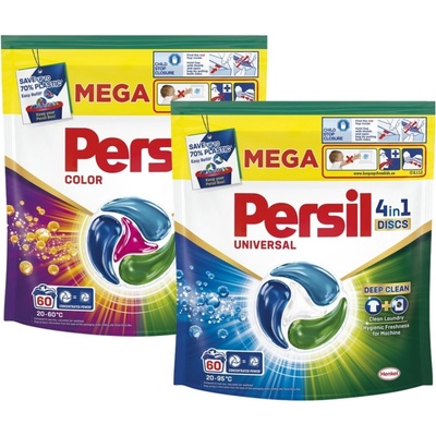 Persil Color Regular Kapsule na pranie 4v1 Mix 2 x 60 PD