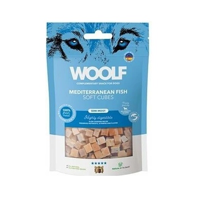 WOOLF pochúťka Soft Cubes Mediteranean Fish 100 g