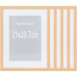 House Nordic Рамка 5 бр. в естествен цвят 21x30 cm Marbella - House Nordic (4981020)