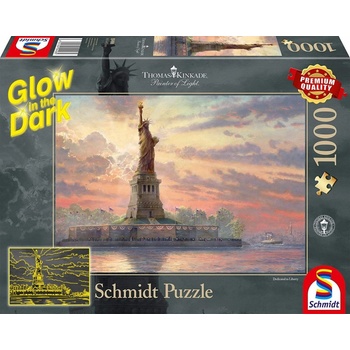 Schmidt Svítící Socha Svobody New York 1000 dílků
