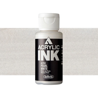 Holbein akrylový inkoust pearl white