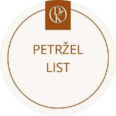 Davídkovo koření Etiketa Petržel list béžová průměr 4,5 cm 1 ks
