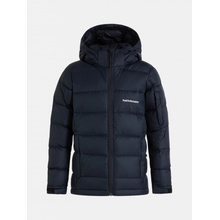 Peak Performance Jr Frost Down Jacket Black/grey Melange