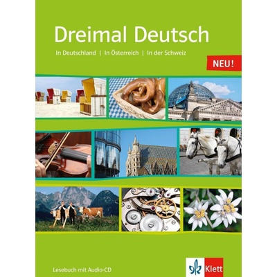 Dreimal Deutsch NEU cvičebnica německýh reálií vr. audio CD