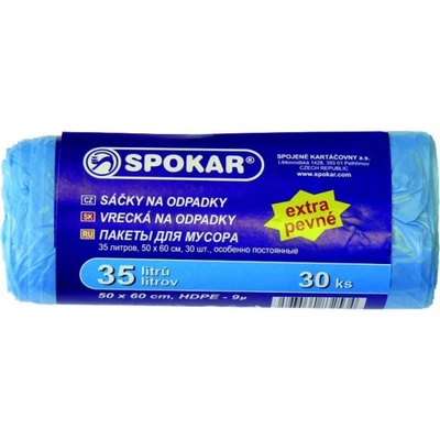 Spokar Sáčky HDPE 35 l 9 µm 30ks
