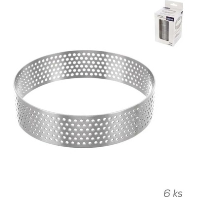 Orion Perforovaný ráfek na tartaletky kruh 8 cm 6 ks