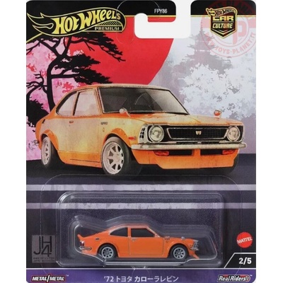 Mattel Hot Wheels Premium Car Culture Japan Historics Autíčko '72 Toyota Corolla HRV69