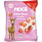 Mogli Био царевичен снакс Mogli - Сърца с ягоди, 30 g (BB202977) - baby
