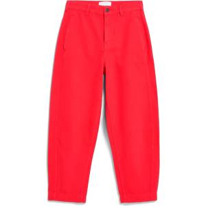 Armedangels Дамски ежедневен панталон ARMEDANGELS Women's Workwear Canvas Barrel Pant Casual trousers - Mars Red - размер XS (107-4450-0111)