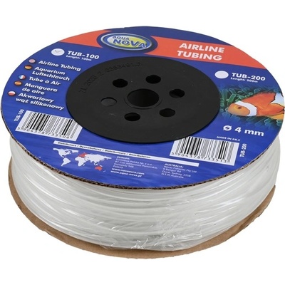 Aqua Nova Vzduchovací hadička silikonová 4/6 mm 1 m