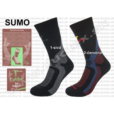 TATRASVIT Termo ponožky Sumo 900UP8 sivá