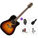 Takamine GD71CE Premium SET Сунбурст Електро-акустична китара Дреднаут