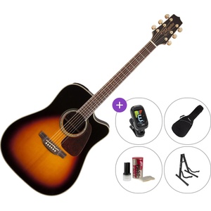Takamine GD71CE Premium SET Сунбурст Електро-акустична китара Дреднаут