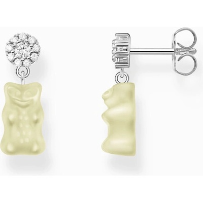 Thomas Sabo x HARIBO náušnice White goldbear H2330-052-14