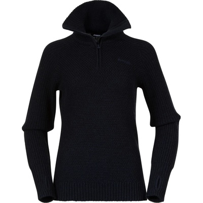 Bergans of Norway Дамски вълнен пуловер Bergans Ulriken Lady Jumper Merino jumper - Navy Blue (105-0573-1613)