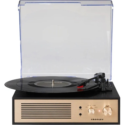 Crosley Грамофон Crosley - Miles, полуавтоматичен, Black (CR6045A-BK4)