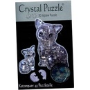 HCM Kinzel 3D Crystal puzzle Kočka s koťátkem 49 ks