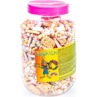 Vidal Bonbóny na gumičce hodinky 120 x 14 g