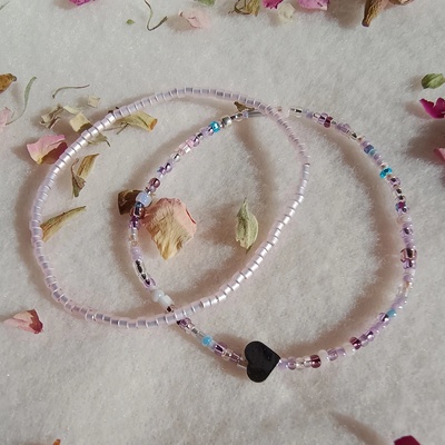 MagieKorálků.cz náramky z drobného rokajlu 10091 vícebarevný