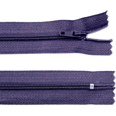 Spirálový zip no.3 nerozepínací 22cm - více barev color: 593 fialová